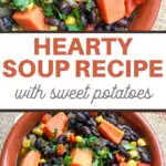 hearty soup with vegetables