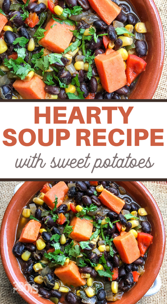 hearty soup with vegetables