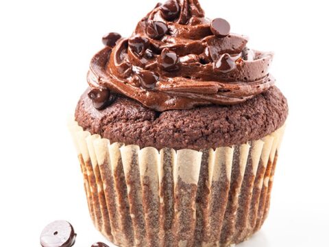 Image for Low Carb Keto Chocolate Cupcakes Recipe (Almond Flour)