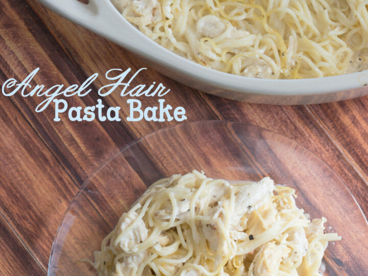 Image for Weight Watchers: Chicken Angel Hair Pasta Bake Recipe
