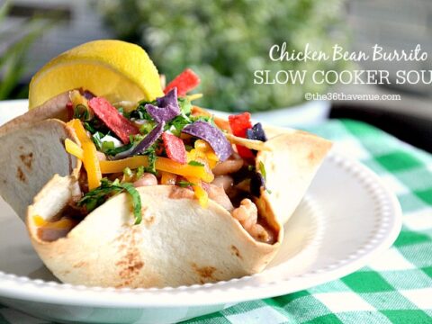Image for Slow Cooker Chicken Bean Burrito Soup