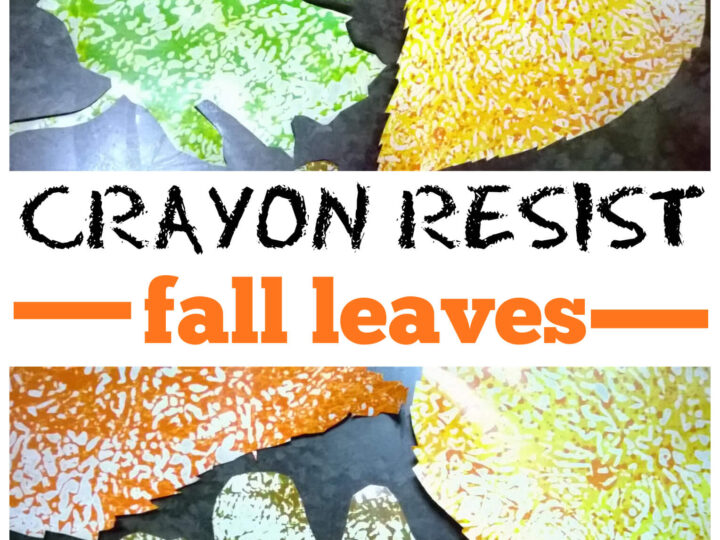 Image for Fall Craft for Kids: Wax Paper Resist Leaves