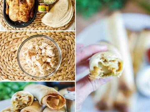 Image for Green Chile Chicken Taquitos • The Pinning Mama