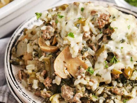 Image for Ground Beef and Rice Casserole {Easy to Make}