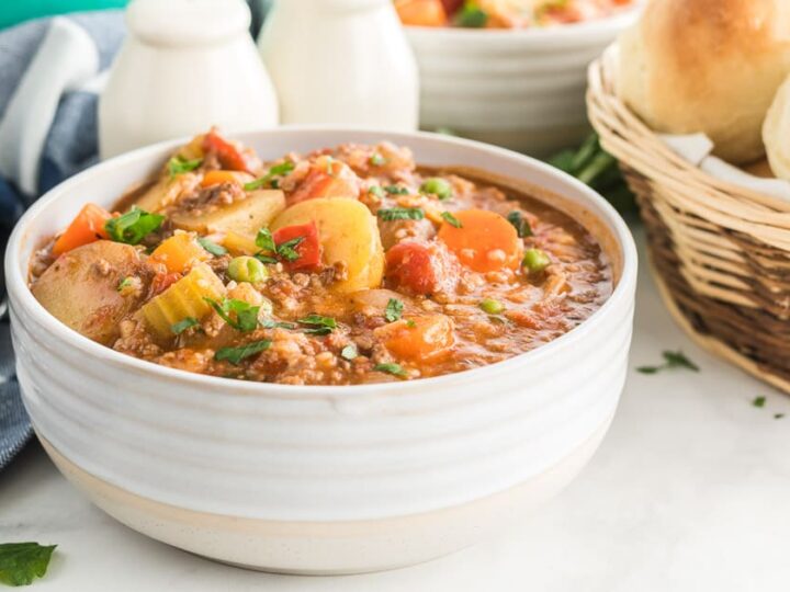 Image for Hamburger Stew with Rice (easy & economical) | Valerie's Kitchen