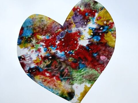 Image for Suncatcher Craft for Kids Using Crayon Shavings