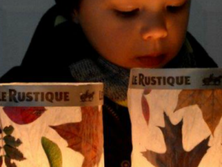 Image for Leaf Lanterns - Red Ted Art - Make crafting with kids easy & fun