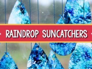 Image for How To Make Raindrop Suncatchers Art Activity