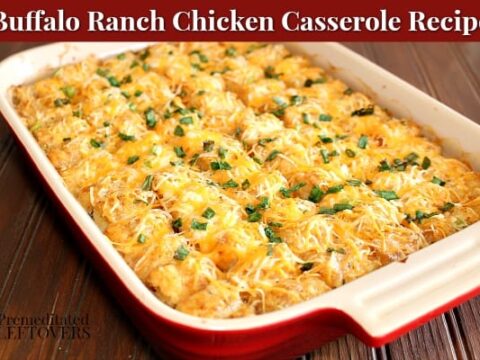 Image for Buffalo Ranch Chicken Casserole Recipe