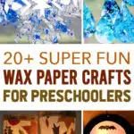 wax paper crafts for kid