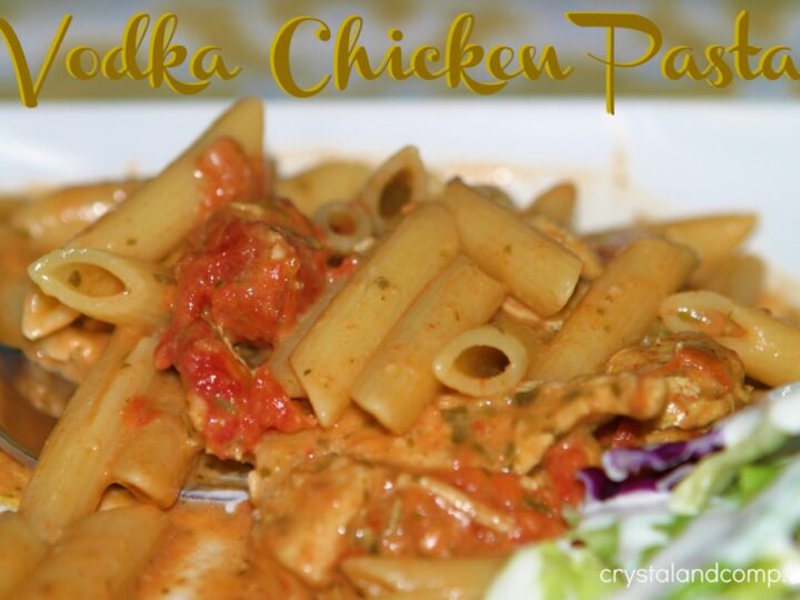 Image for Easy Recipes: Vodka Chicken Pasta (No Alcohol Recipe)