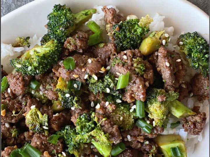 Image for 20 minute Ground Beef & Broccoli Stir Fry
