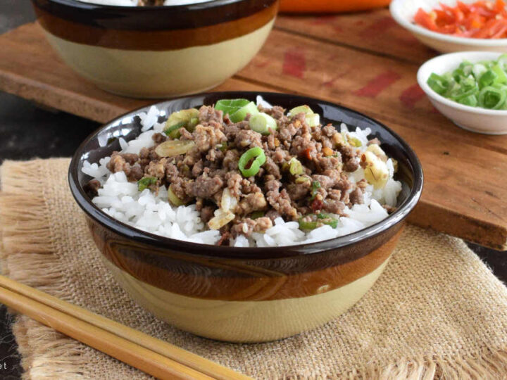 Image for Easy Korean Ground Beef Rice Bowl [On The Table In 20 Min]