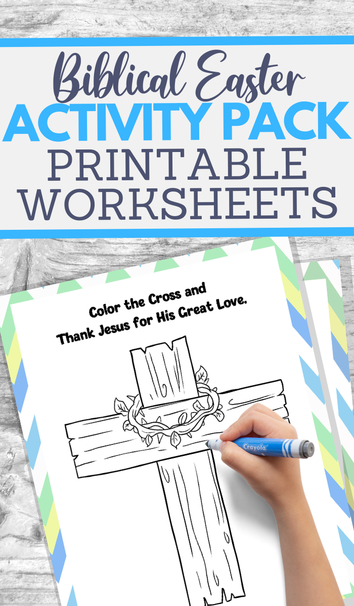 fun printable activities for kids to about Jesus and the real reason for easter