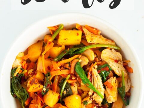 Image for Spicy Chicken and Apple Sweet Potato Stir Fry