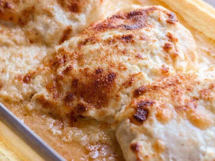 Image for Creamy Swiss Chicken Bake Recipe (+VIDEO)