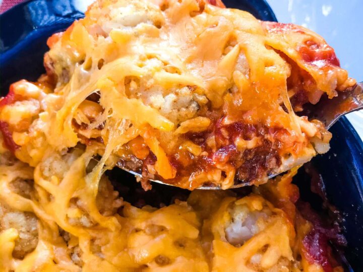 Image for Beef Sloppy Joe Tater Tot Casserole