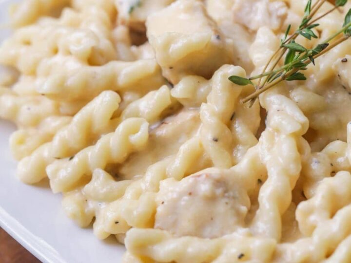 Image for Triple Cheddar Chicken Pasta Recipe (+VIDEO)
