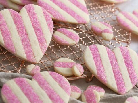Image for Striped Valentine Cookies