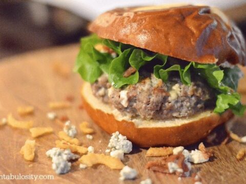 Image for Blue Cheese Stuffed Burgers Recipe