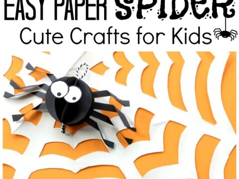Image for Easy 3d Paper Spider Craft 