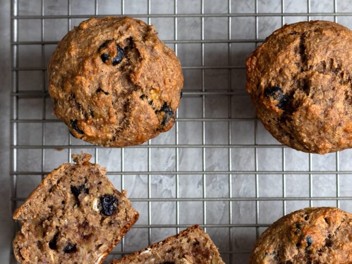 Image for Healthy Banana Blueberry Muffins