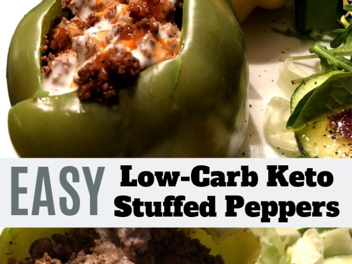 Image for Easy & Healthy Keto Stuffed Peppers Recipe! {Keto & Ideal Protein Diet Friendly} |