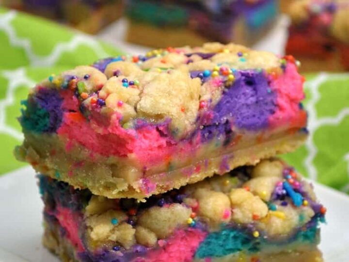 Image for Unicorn Cheesecake Bars Recipe