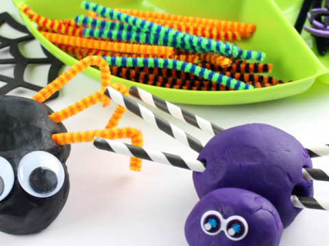 Image for Build a Spider Playdough Activity