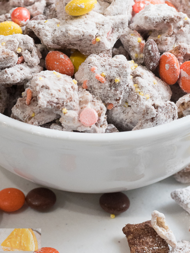 reese pieces muddy buddy recipe