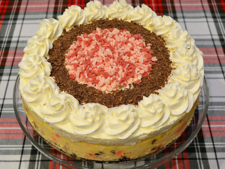 Image for Peppermint Bark Cheesecake | Recipe
