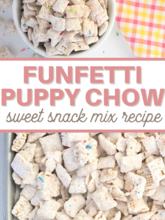 this snack mix recipe comes together quickly for a delicious sweet treat