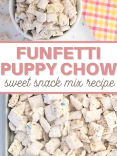 this snack mix recipe comes together quickly for a delicious sweet treat