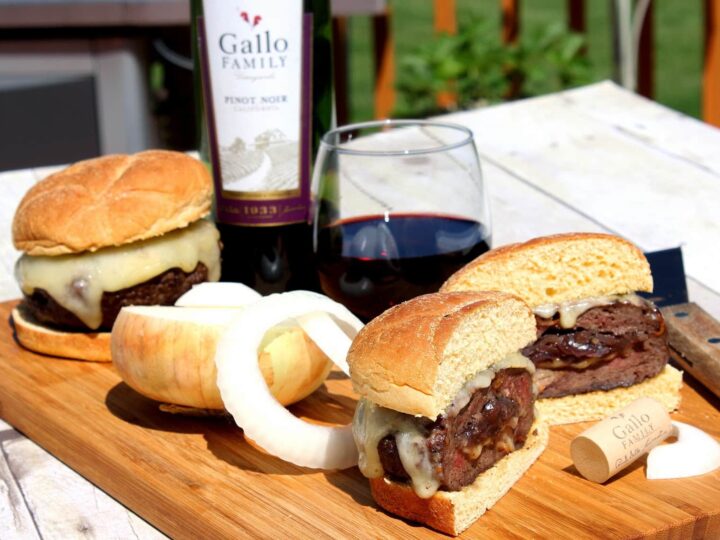 Image for Burgers Stuffed with Caramelized Onions