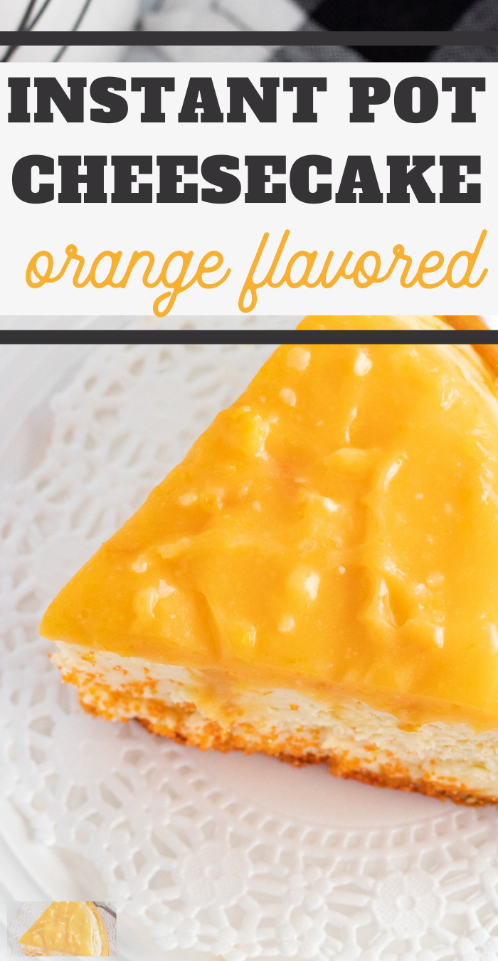 orange creamsicle flavored cheesecake