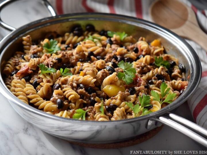 Image for 30-minute Taco Pasta Recipe