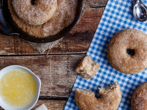 Image for Baked Brown Butter Churro Donuts