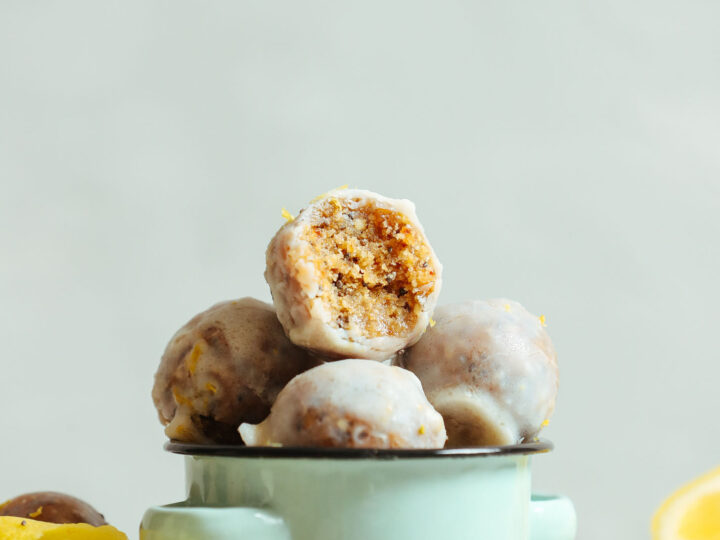 Image for No-Bake Vegan Lemon Poppy Seed Donut Holes