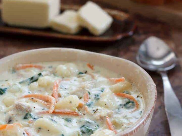 Image for Olive Garden Chicken Gnocchi Soup - Recipe and Video