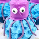 sea themed octopus cupcakes