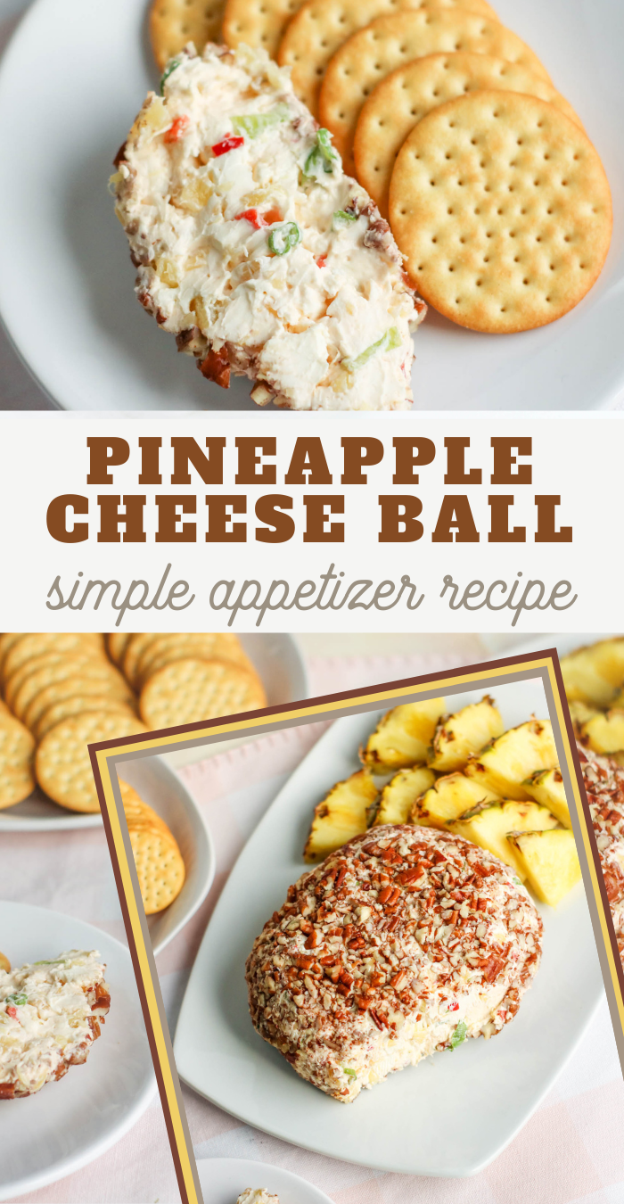 cheese ball appetizer for your luau