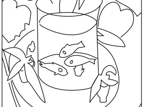 Image for Coloring Book : Matisse’s Gold Fish