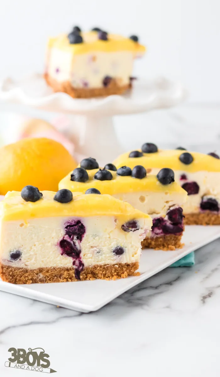 instant pot lemon blueberry cheesecake recipe