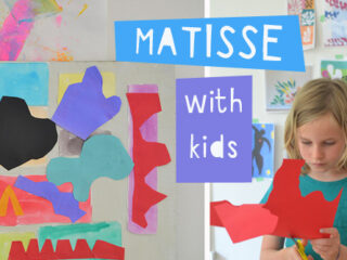 Image for Painting with Scissors: Kids study Matisse