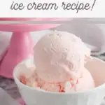 homemade pink lemonade ice cream