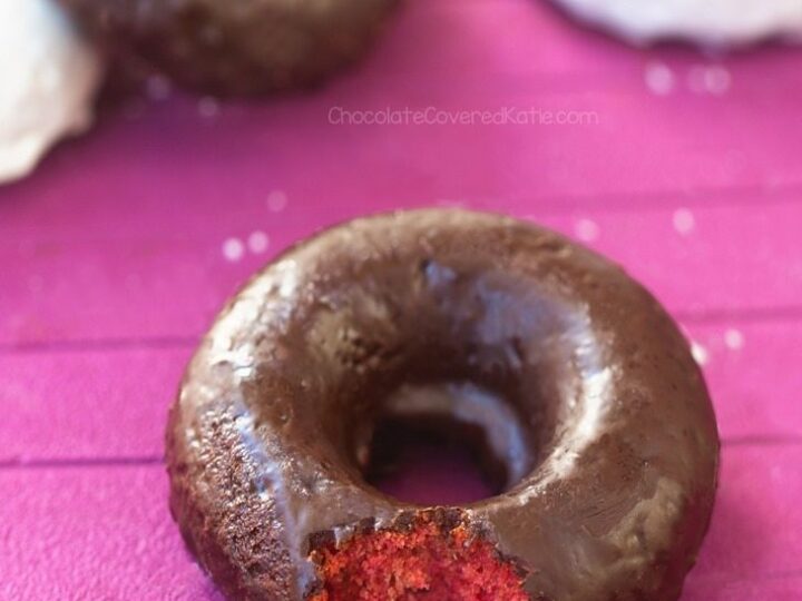 Image for Red Velvet Donuts–Refined Sugar Free! 