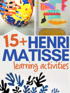 over 15 Henri Matisse activities for children