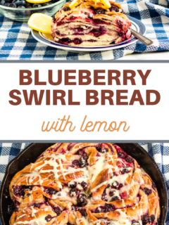 sweet bread recipe of lemon and blueberries