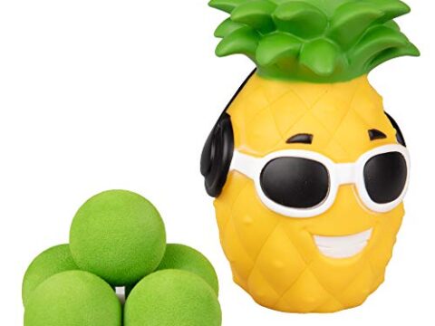 Image for Hog Wild Pineapple Popper Toy - Shoot Foam Balls Up to 20 Feet - 6 Balls Included - Age 4+