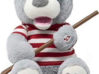 Image for Cuddle Barn Row Row Rover Pup - Animated Musical Nautical Sailor Teddy Bear Stuffed Animal Plush Toy Sings "Row Row Row Your Boat," 11"